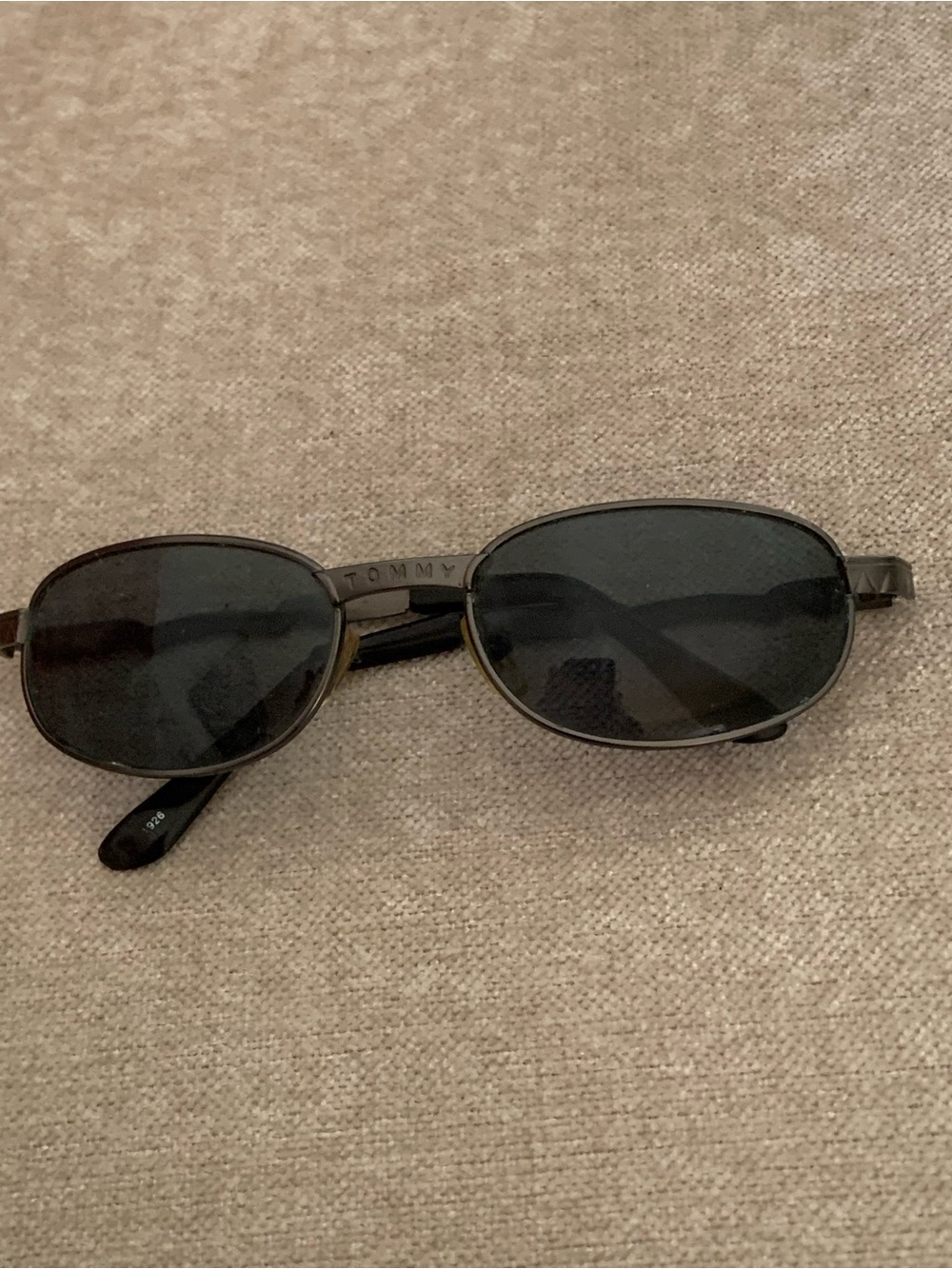 Tommy Hilfiger Dark Gray Oval Sunglasses